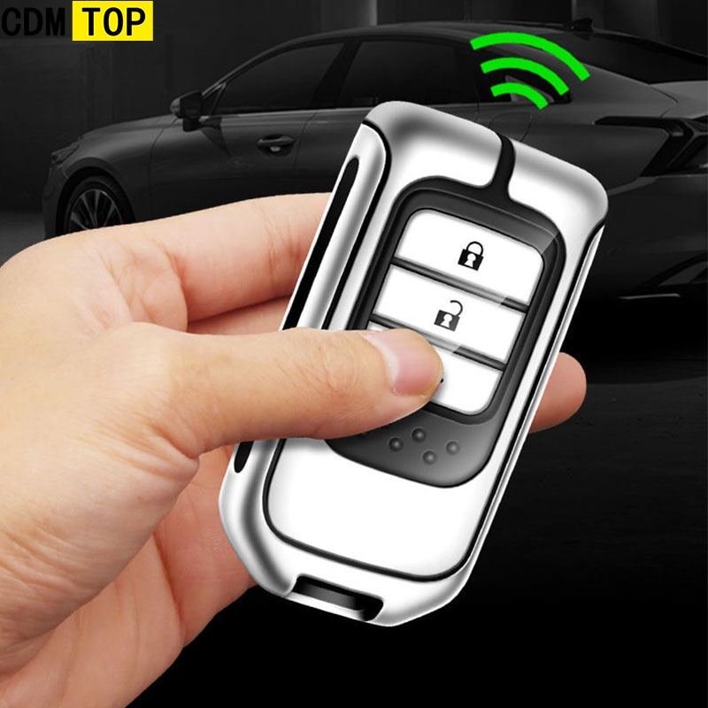 Bao Da Bảo Vệ Chìa Khóa Thông Minh Cho Xe Hơi honda All-New City / CRV / Accord / Civic FC 10Gen 2016-2021