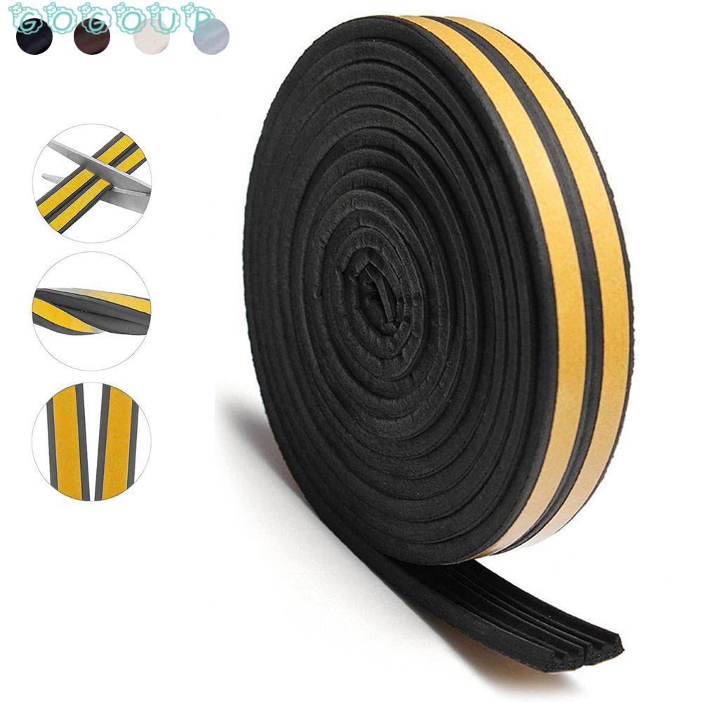 Cuộn Dây Xốp Dán Viền Cửa/Cửa Sổ Cách Âm Chống Ồn Nhiều Màu Sắc 5/10M