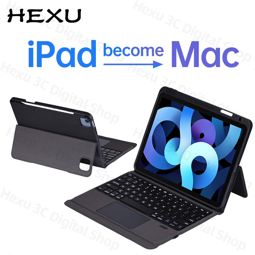 Bao Da Kèm Bàn Phím Không Dây Cho Apple Ipad Pro 11 12.9 7th Gen 8th Gen 10.2 Air 3 10.5 Air 4 4th Gen 10.9 Inch 2020 2018