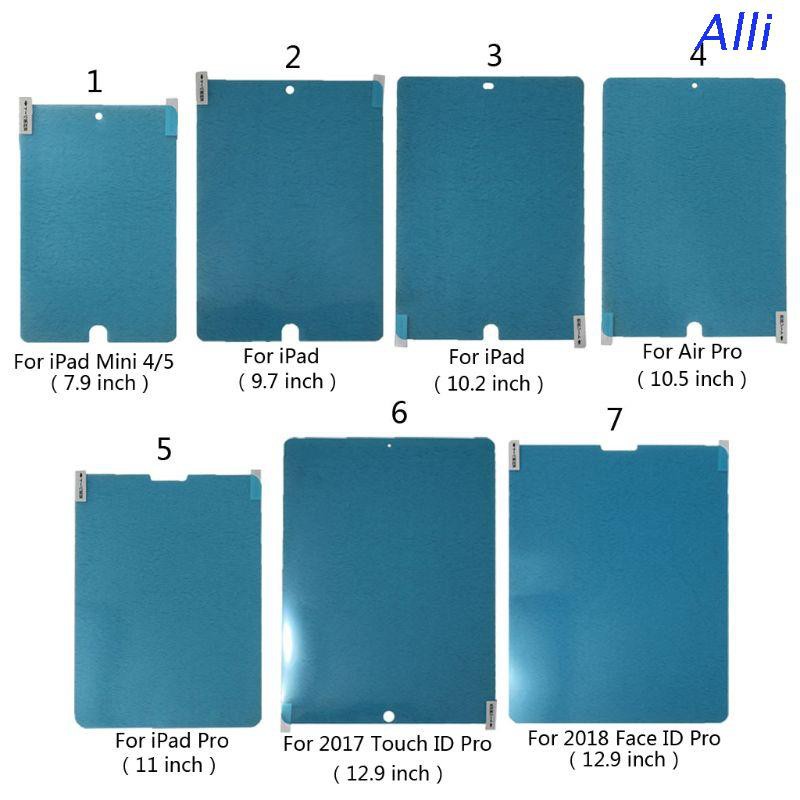 Alli Paper Screen Protector Film Matte PET Anti Glare Painting For i Pad 9.7 Pro 10.5 mini 5 Face ID 11 12.9 New 10.2 inch