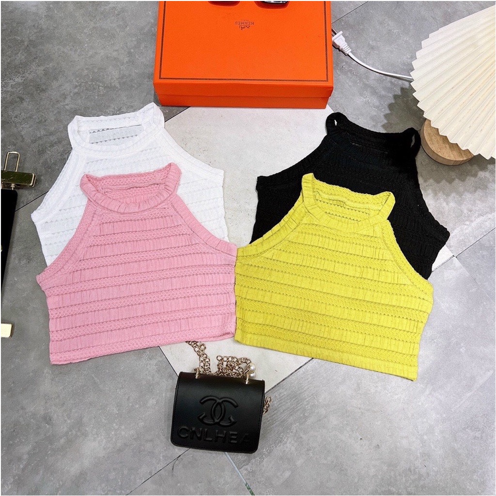 Áo 2 Dây Bé Gái - Áo Crotop 2 dây yếm cho bé gái Cahnee - Size từ 9 - 29kg