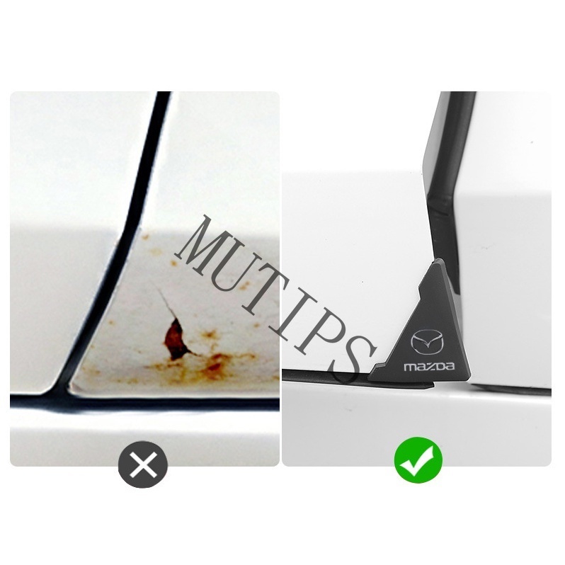 Bộ 2 Miếng Dán Góc Cửa Xe Hơi Mazda 2 3 CX5 CX30 CX8 CX3 Mazda2 6 5 bl gp Bằng PVC Chống Trầy Xước