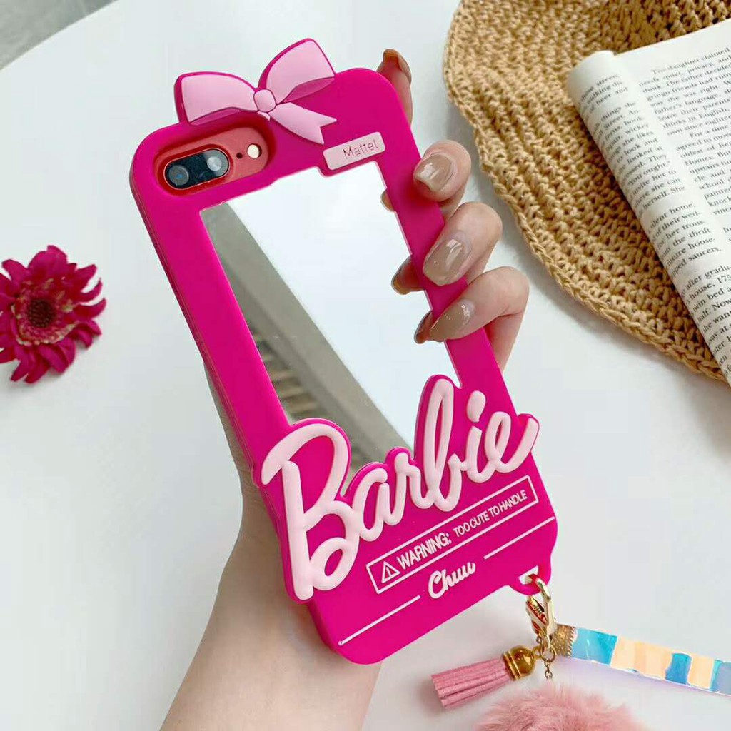 Ốp điện thoại hoạt hình Barbie đáng yêu cho iPhone11 PRO MAX XS XR I8 I7 Plus