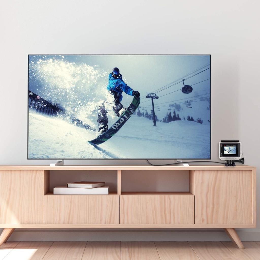 Cáp Chuyển Đổi Video Mini HDMI Sang HDMI Dài 1M / 2M / 3M 4k 60Hz 1080P 120Hz Cho HDMI Laptop HDTV Máy Chụp Hình