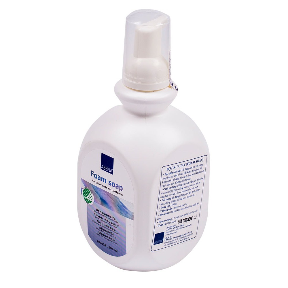 Bọt rửa tay kháng khuẩn Abena 500ml - 2200880