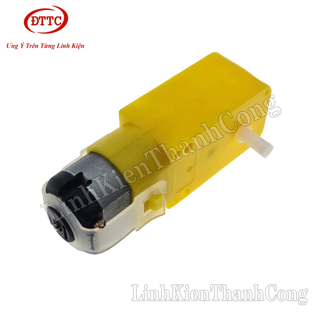 Động Cơ Giảm Tốc TT130 3V-9V Trục Kép