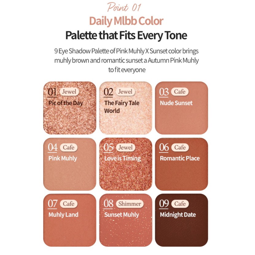 (Hàng Mới Về) Phấn Mắt Etude House Nhiều Màu Lựa Chọn //ETUDE HOUSE Play Color Eyes Muhly Romance