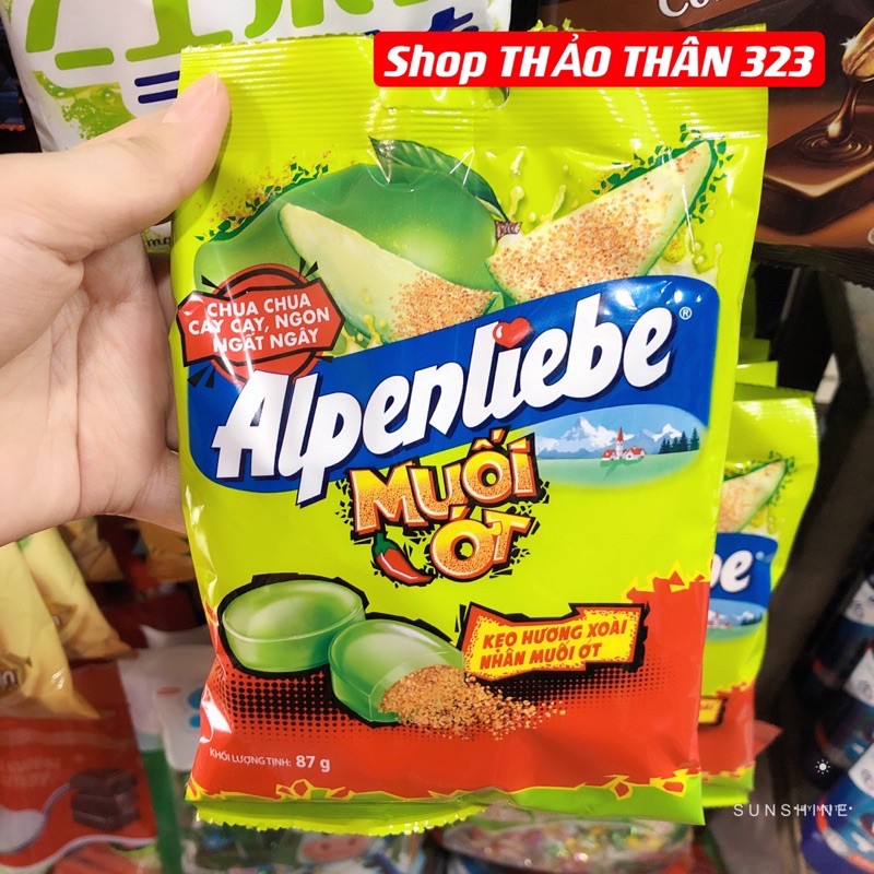 QUÁ RẺ -Kẹo Xoài Muối Ớt Alpenliebe 87g
