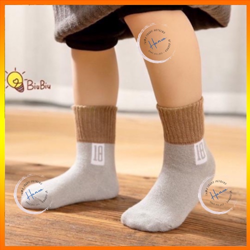 Set 5 Đôi Tất Vớ Cổ Cao Bé Trai Và Bé Gái 1-12t Xinh Xắn Dễ Thương