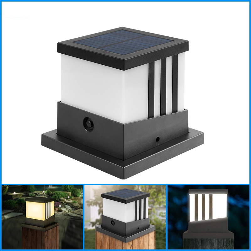 Đèn Pha LED Năng Lượng Mặt Trời Chống Thấm Nước 3 Màu Trang Trí Sân Vườn