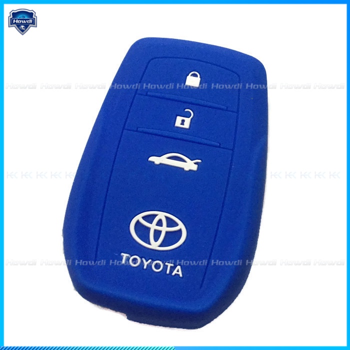 Vỏ Silicone Bảo Vệ Chìa Khóa Điều Khiển Từ Xa Cho Xe Hơi Toyota Camry