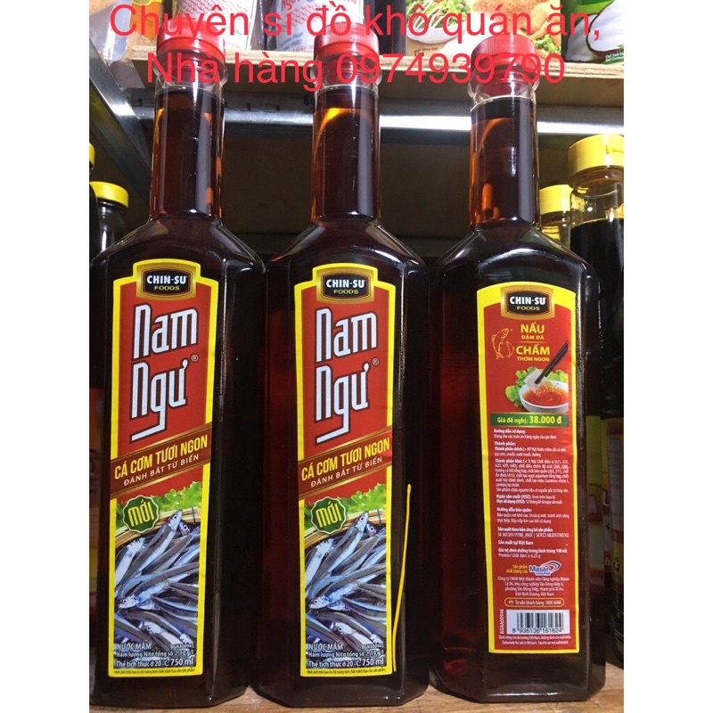 Nước mắm Nam Ngư ( Chai 750ml ), Gía sỉ - Hàng chuẩn