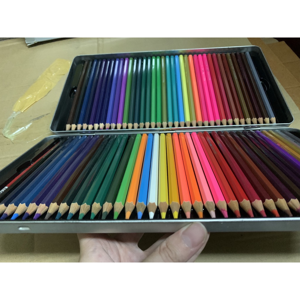 🔹 Bộ Bút Chì Màu Hộp Thiếc Baoke PW 12/24/48/72 màu.
