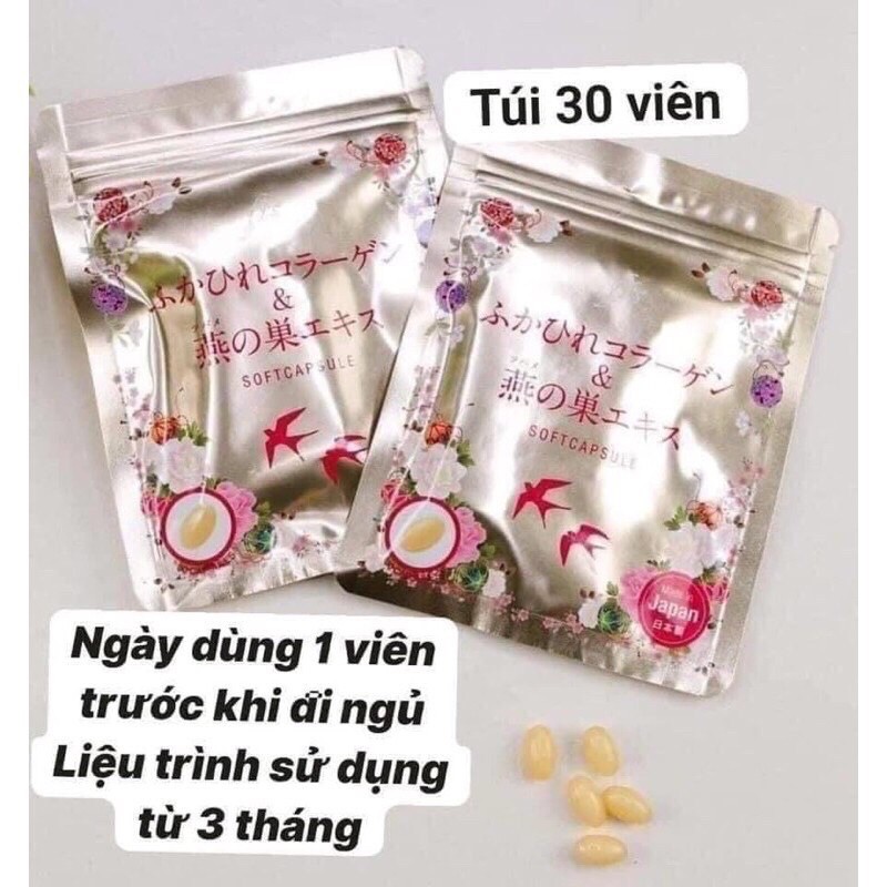 Viên uống Collagen tươi chiết xuất tổ yến 30 viên Nhật Bản | Thế Giới Skin Care