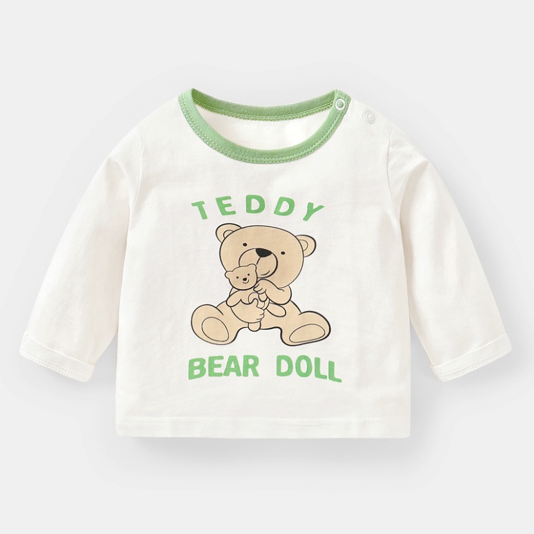 Áo thun lạnh kiểu dáng hình thú, áo dài tay cho bé Trai bé Gái từ 4-18kg