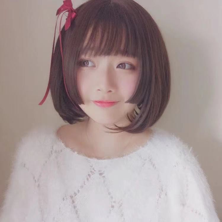 Bộ Tóc Giả Ngắn Phong Cách Lolita Nhật Bản Cho Nữ