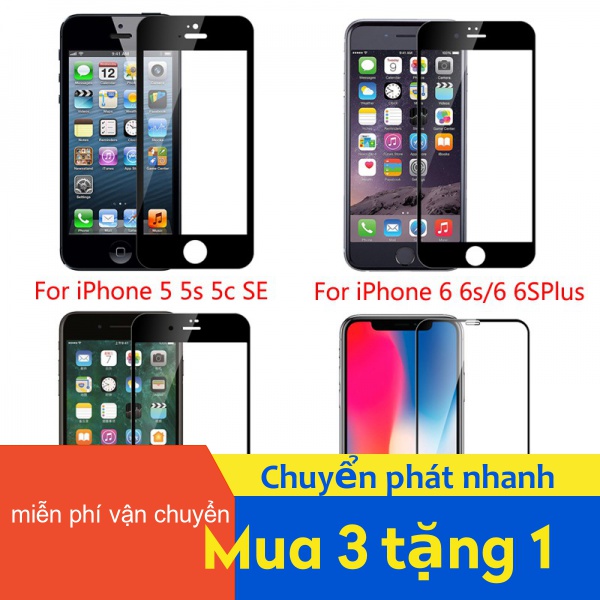 Kính cường lực For iPhone 5 5S SE 6 6S 7 8 11 12 13 Plus Pro X XS XR Mini Max A80 A90 A71 A80S A81