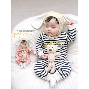 Áo Liền Quần Họa Tiết Kẻ Sọc Phong Cách Hàn Quốc Thời Trang Mùa Thu Mới Dành Cho Bé Gái 22 Tuổi