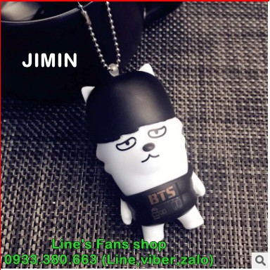 [MUA 1 TẶNG 1] Móc khóa BTS chibi
