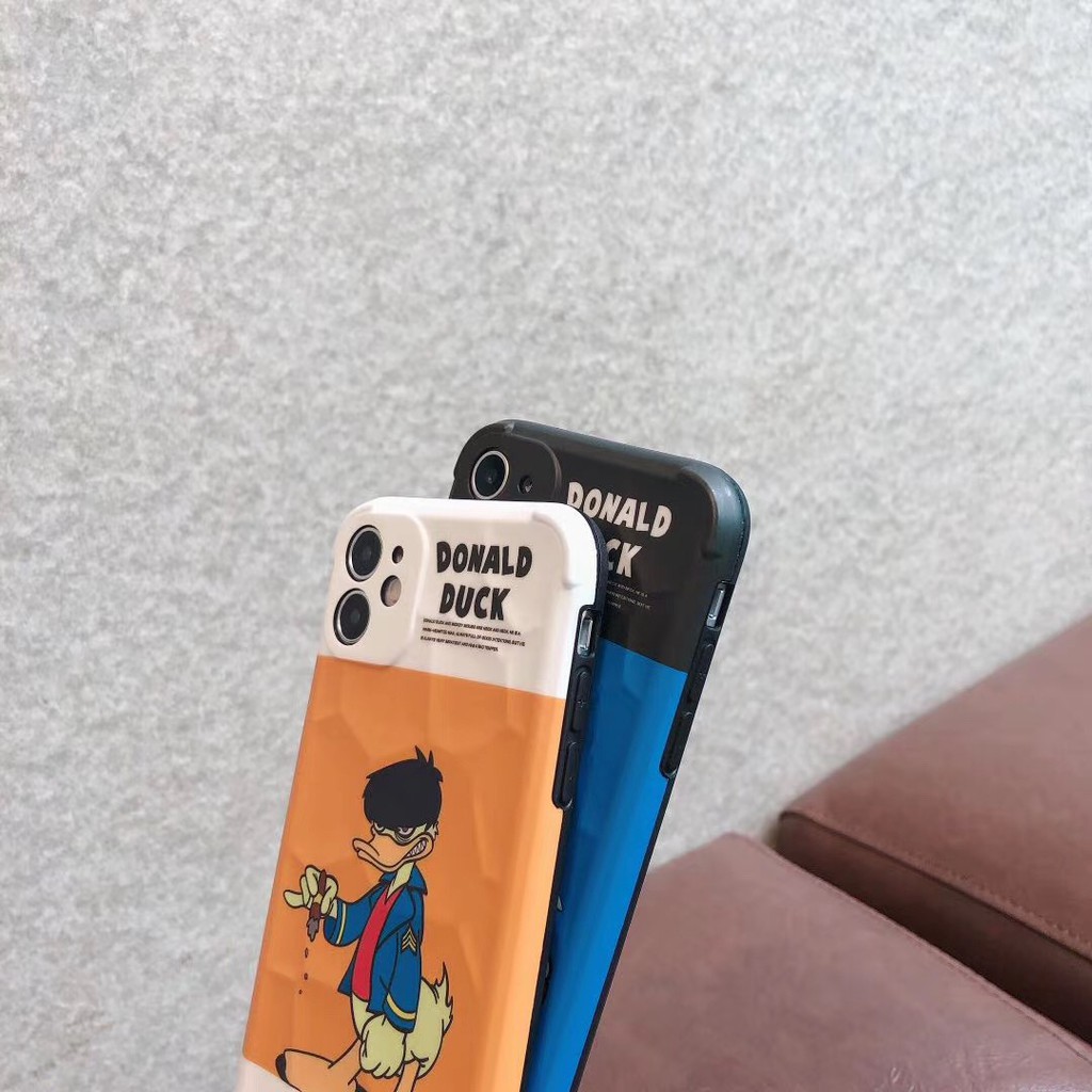 Ốp điện thoại hình vịt Donald thời trang cho iPhone 7plus 8 + X Xr Xs 11 11promax | BigBuy360 - bigbuy360.vn
