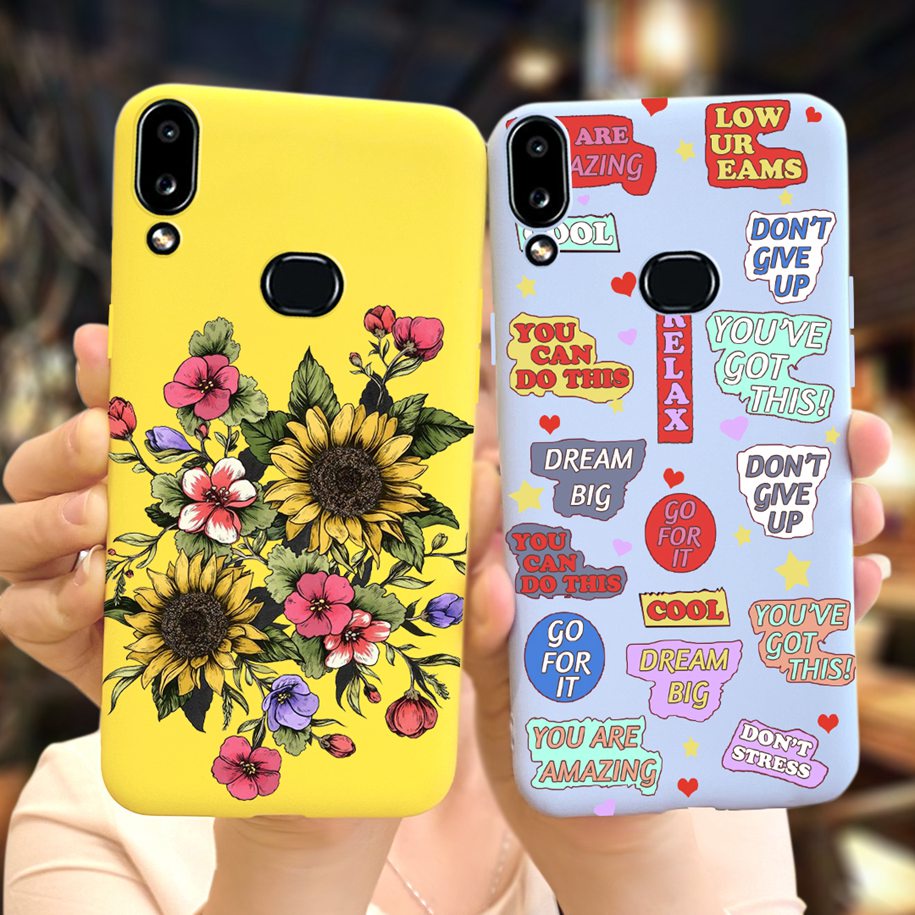 Ốp điện thoại silicone chống sốc cho Samsung Galaxy A10s A107 SM-A107F Samsung A10s 2019 Funda