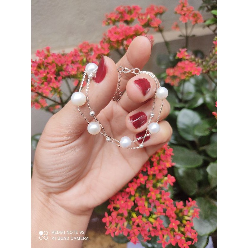 lắc tay trai thật bạc ta