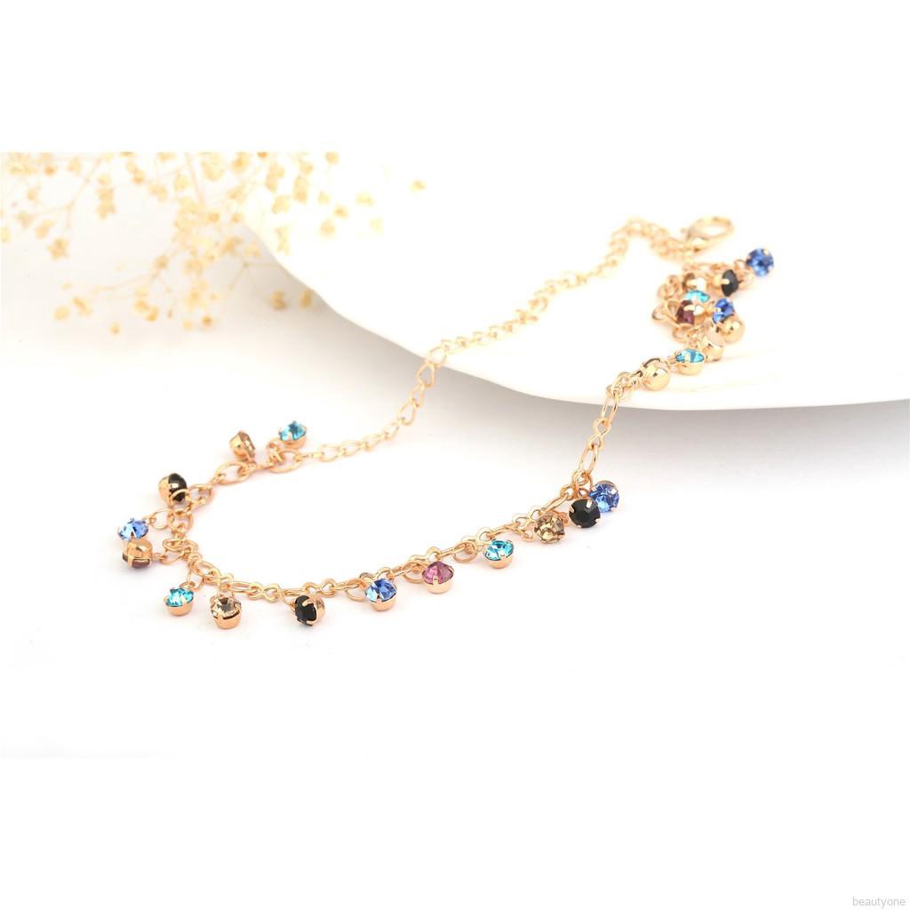 Vòng lắc chân đính kim cương giả | BigBuy360 - bigbuy360.vn