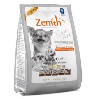 Thức ăn hạt mềm zenith 1.2kg cho giống chó nhỏ