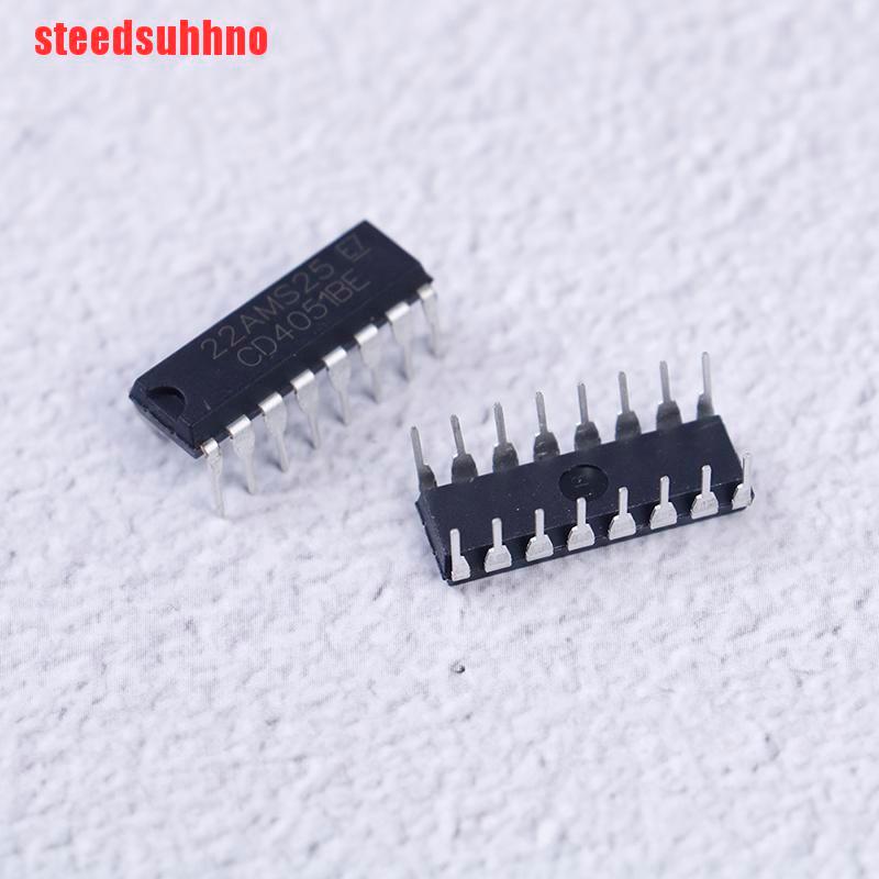 {steedsuhhno}10PCS/LOT CD4051BE CD4051 4051BE 4051 analog switch directly into DIP-16