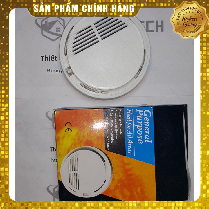 HOT Thiết bị Máy báo khói, báo cháy Độc Lập Không Dây sieu RE