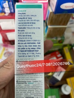 ✅KEM GIỮ ẨM ISISPHARMA SECALIA D.S