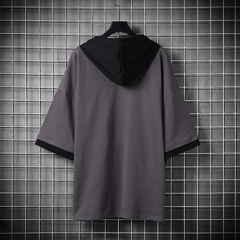 Áo Hoodie Thun Cotton Nam Nữ Unisex Mùa Hè Có Mũ Tay Lỡ In Chữ SAILS GARMENTS Zenkonu TOP NAM 1000204
