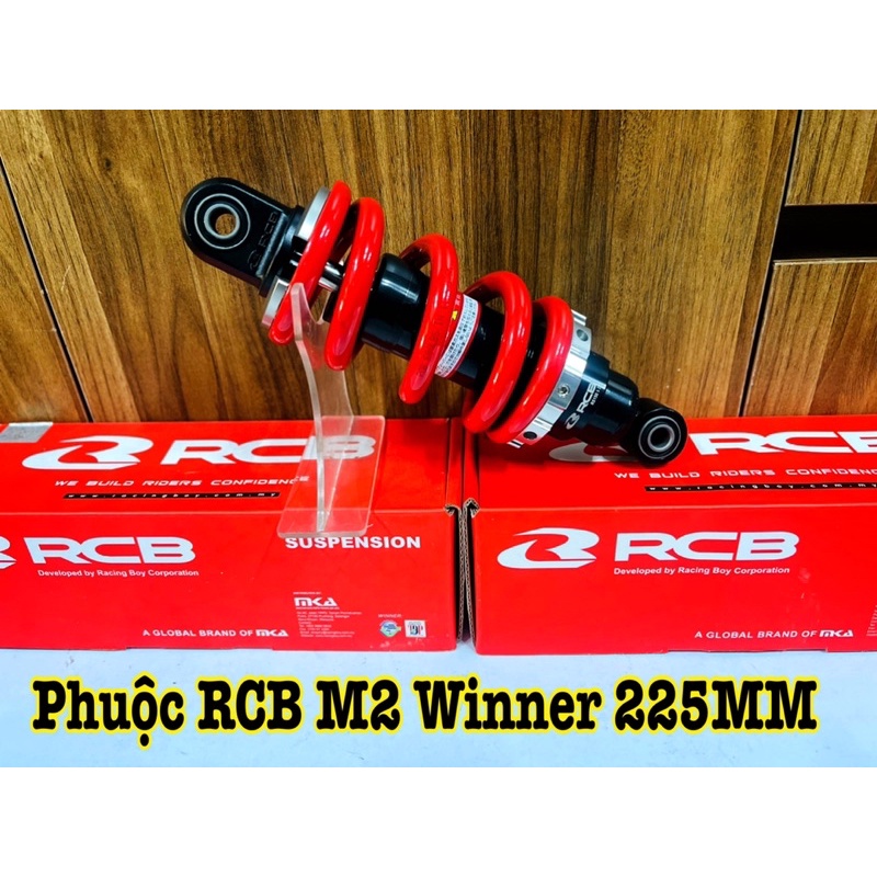 Phuộc RCB M2 Winner / Sonic ( Chính Hãng RCB ) Màu Đỏ Size 225MM &gt;&gt;&gt;&gt;