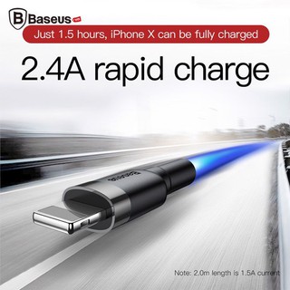 Cáp Sạc Nhanh Baseus Cafule TypeC/Lightning/Micro Cable - Cáp Sạc Dây Dù IPhone, Android 1m/2m