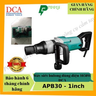 Máy vặn bu lông công suất 1050w dca apb30 , súng siết bu lông dùng điện 1inch , điện áp 220v-50hz , tốc độ 1400 lần/ph
