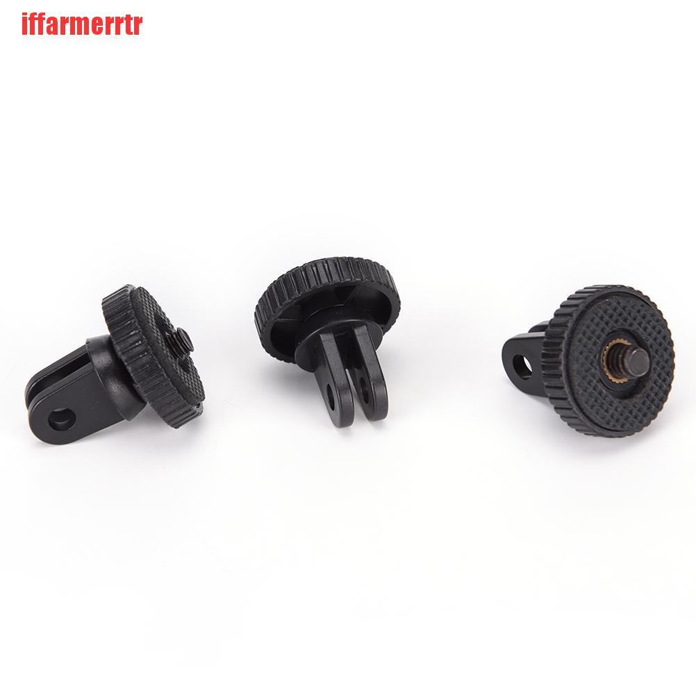 {iffarmerrtr}1PCS 1/4” Quick-Release Mini Tripod Mount Monopod Adapter for GoPro Hero 3+ 4 5 Hot Sale KGD