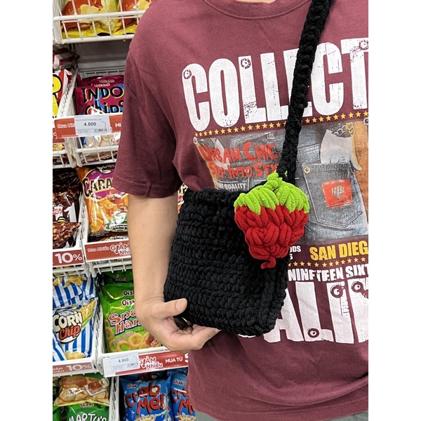 Túi Len Nhung  túi Len móc . làm theo yêu cầu