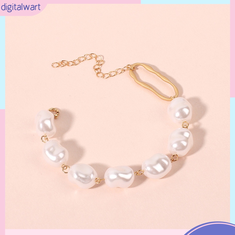 Vòng Tay Đính Hạt Ngọc Trai Giả Thời Trang Nữ Tính