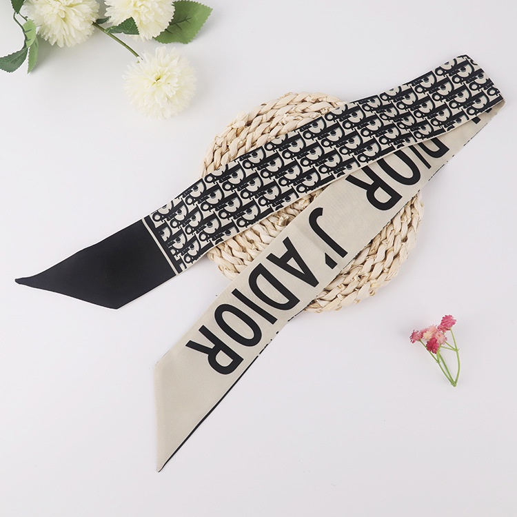 Khăn Quàng Cổ / Túi Xách Bằng Lụa Cỡ Nhỏ Trang Trí Dây Ruy Băng Dài 24 Giờ