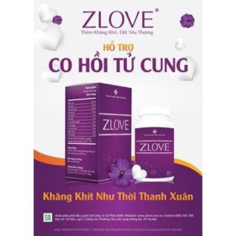 ZLOVE giúp se khít vùng kín và cân bằng nội tiết tố nữ