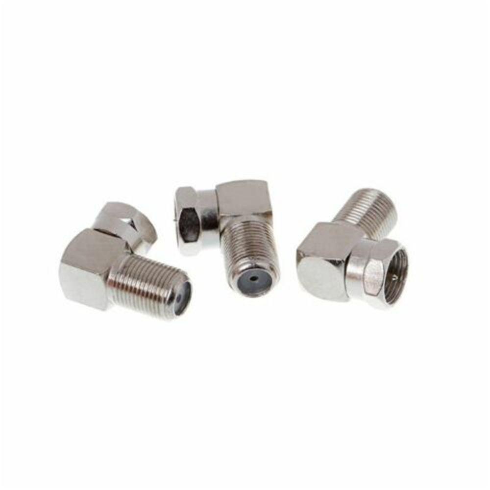 Set 3 Đầu Nối Đồng Trục TV Góc 90 Độ