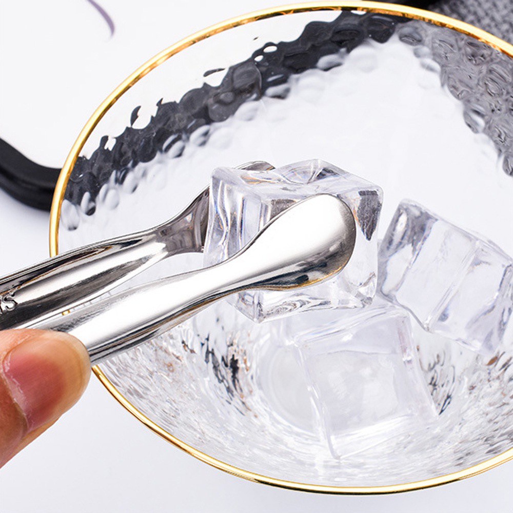 Kẹp Gắp Đá Viên Bằng Thép Không Gỉ Nhiều Màu Sắc Cỡ Nhỏ Tiện Dụng