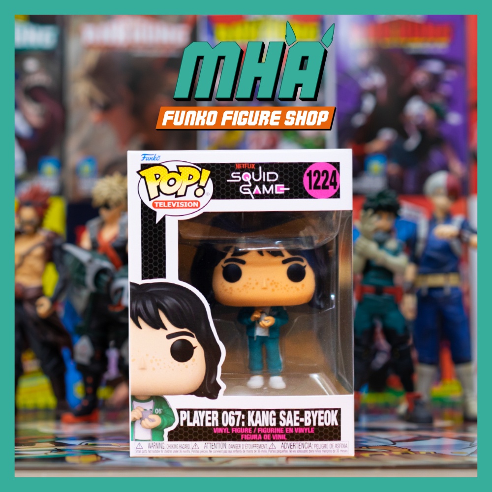 Chính Hãng Funko Pop TV: Squid Game - Mô Hình Player 067 Kang SAE-byeok 1224