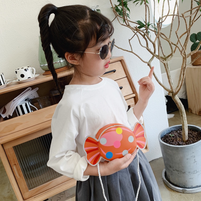 Túi Đeo Chéo Mini Kiểu Dáng Công Chúa Dễ Thương Cho Bé Gái
