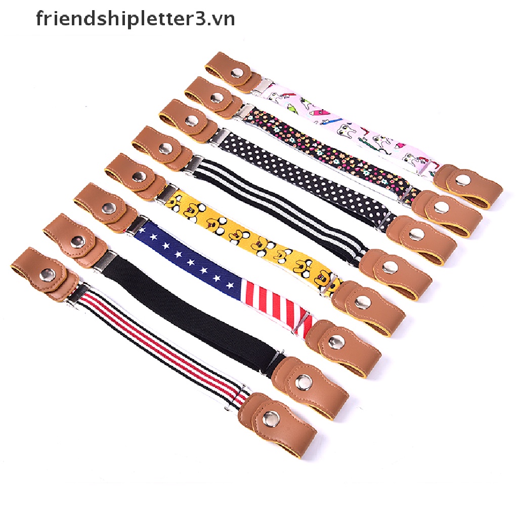 Thắt Lưng Co Giãn Có Khóa Thời Trang Cho Bé