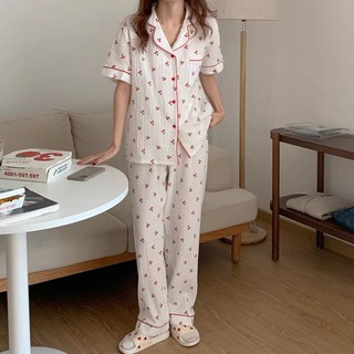 bộ váy ngủ cherry sleep v2