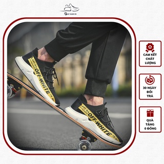 Giày thể thao Sneaker nam D42, phong cách trẻ trung năng động, đế cao su non đi cực êm