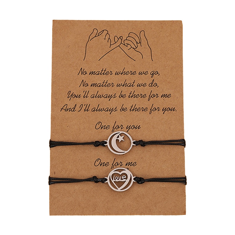 Vòng Tay Tình Bạn Mặt Khắc Chữ Best Friend / Mom