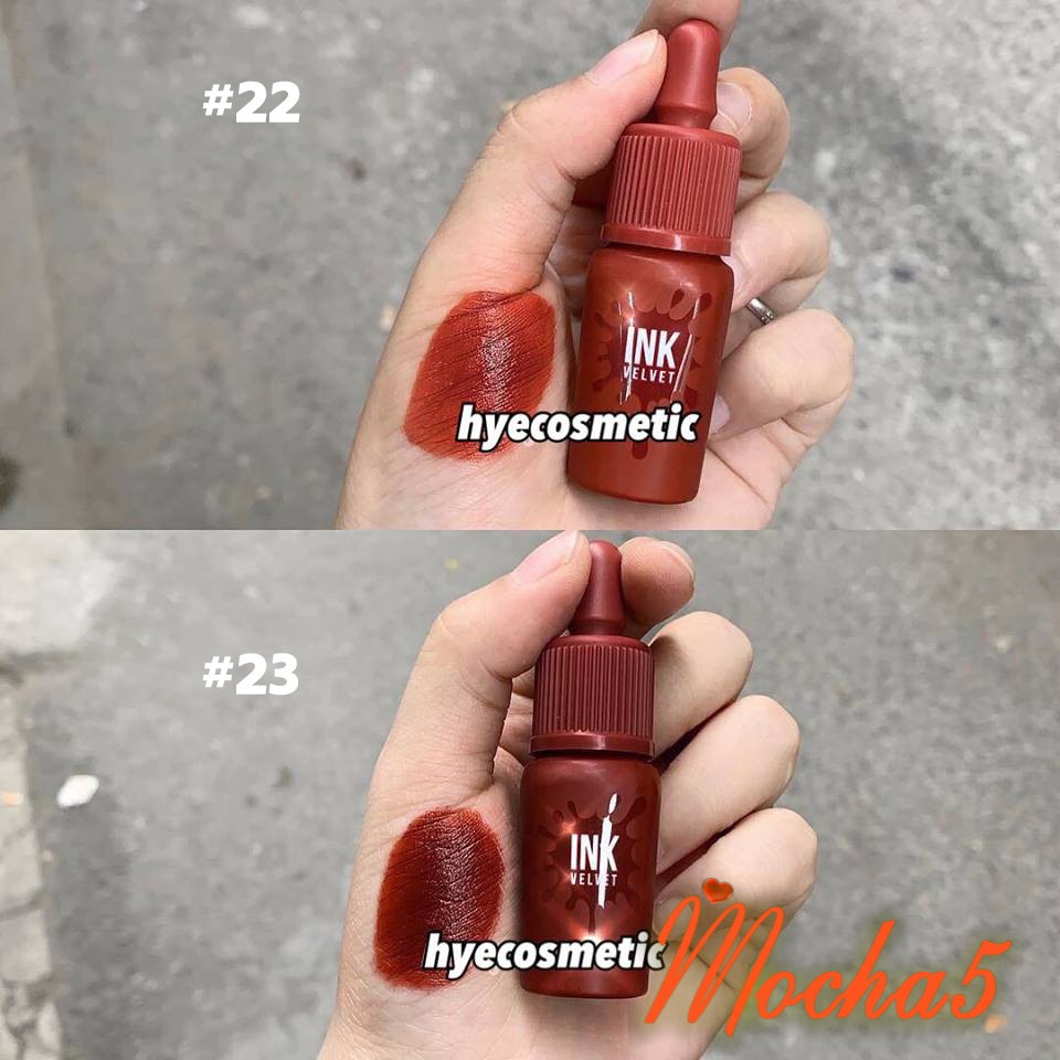 Son Kem Siêu Lì Lâu Trôi Peripera Ink Velvet 22 Cam Cháy Và 23 Đỏ Nâu [Màu Mới] | BigBuy360 - bigbuy360.vn