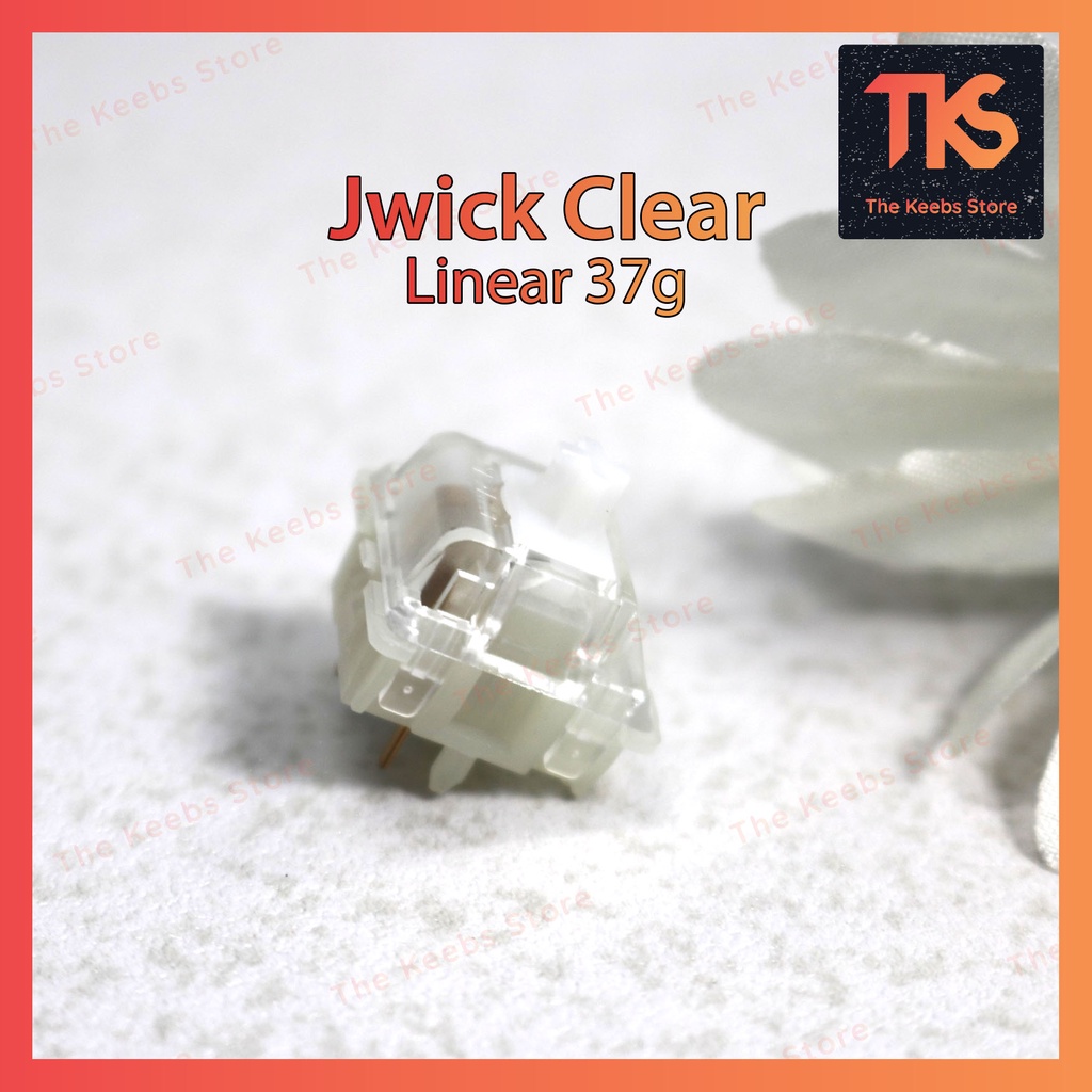 Switch Jwick Clear | Linear 37g | công tắc bàn phím cơ | TKS